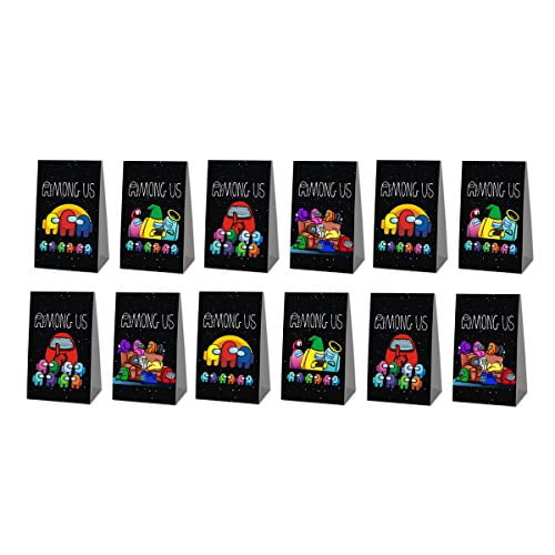 Among Us Party Supplies Party Favor Goodie Gift Bags for Among Us Theme Birthday Party 12 PCS Includes 4 Styles Printed Ideal for Kids Teens Video Game Party Favors Decorations Among Us Party Supplies Party Favor Goodie Gift Bags for Among Us Theme Birthday Party 12 PCS Includes 4 Styles Printed Ideal for Kids Teens Video Game Party Favors Decorations